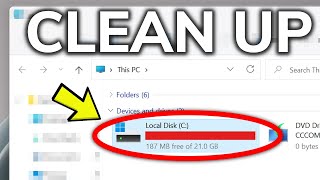 How to Clean Up Disk Space in Windows 11 [upl. by Zarihs641]