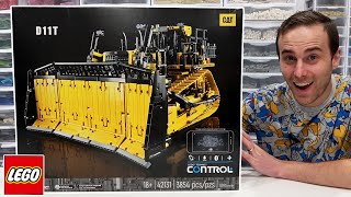 HUGE LEGO TECHNIC Cat D11 Bulldozer Unboxing [upl. by Ecal]