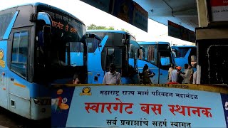 SWARGATE PUNE MSRTC BUS STAND DEPOTPUNE DIVISIONPUNEMAHARASHTRAINDIA [upl. by Yelnats]