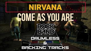 Nirvana  Come as You Are  Drumless [upl. by Kippar]