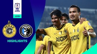 Perak FC 31 Penang FC  LS19  Highlights Liga Super 2023 [upl. by Crescint]