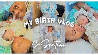 SCHEDULED CSECTION AT 38 WEEKS  BIRTH VLOG  BABY 2 [upl. by Athal961]