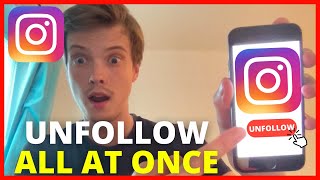 How To Unfollow Everyone On Instagram At Once NEW WAY 2024 [upl. by Rist]