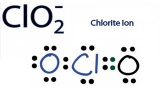 ClO2 Lewis Structure  How to Draw the Lewis Structure for ClO2 Chlorite Ion [upl. by Dent]