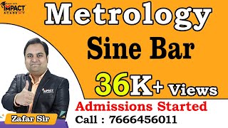 Sine Bar  Metrology  Mechanical Engineering  freeengineeringcourses zafarsir mechanicalengg [upl. by Belford284]