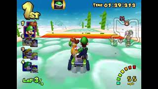 GBA Sky Garden  Mario Kart Double Dash Custom Track [upl. by Oba879]