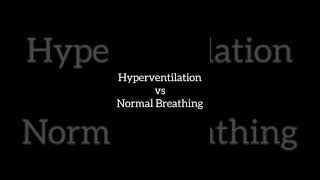 Hyperventilation vs Normal Breathing [upl. by Ossie352]