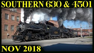 Southern 630 amp 4501 Armistice Day Doubleheader [upl. by Aluap]