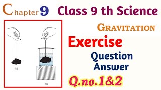 Class 9 Gravitation Exercise Question number 1amp2 full explanation [upl. by Nedarb20]