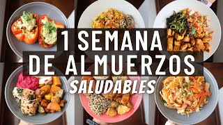 UNA SEMANA DE ALMUERZOS SALUDABLES  Michela Perleche [upl. by Kylie691]