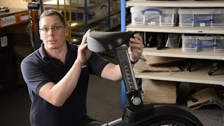 How To Adjust The Saddle On An Exercise Bike [upl. by Matthews]