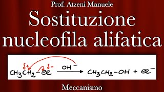 Chimica organica Sostituzione Nucleofila Alifatica L135 [upl. by Truman]