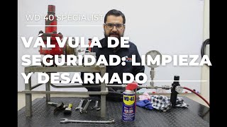 WD40 Specialist Válvula de Seguridad Limpieza y Desarmado [upl. by Trahern]