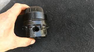 How to remove stripped stuck Toyota Lexus oil filter cap [upl. by Dlareg626]