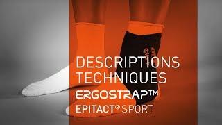 Entorse cheville  Chevillère ERGOSTRAP™ SPORT  Description Technique  EPITACT Sport [upl. by Dracir]