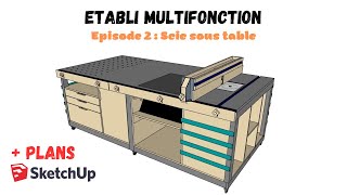 Un établi parfait   Scie sur table [upl. by Akerue]