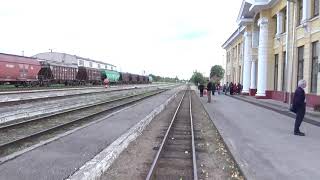 Gulbene Lettland  Latvia Bahnhof Breitspur  Schmalspur  Part 2  5092020 [upl. by Saiff932]