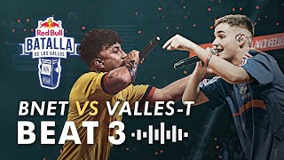 BNET vs VALLEST  BEAT 3 TURQUESA de ALCAZONE [upl. by Zurciram]