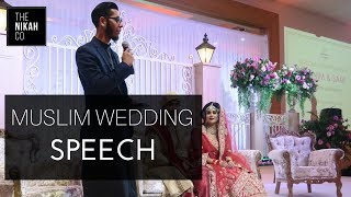 quotLike The Garmentquot  Amazing Muslim Wedding Speech  TheNikahCo [upl. by Llerrod]