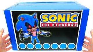 Sonic EXE Unboxing  ASMR Review SonicEXE Figures [upl. by Noek]