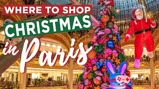 Christmas in Paris The 5 Best Shopping amp Street Food Areas [upl. by Gudren800]