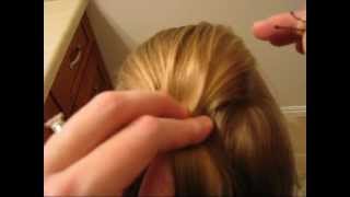 How to Secure Bangs with Bobby Pins [upl. by Elleirad]