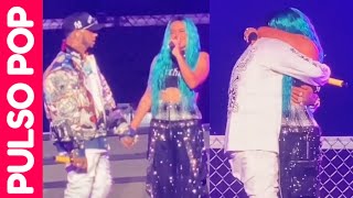 KAROL G confiesa su amor por ANUEL AA en pleno concierto Puerto Rico â¤  BICHOTA TOUR [upl. by Ahsekin404]