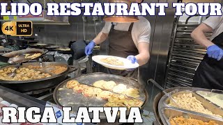 LIDO  A REAL LATVIAN TRADITIONAL RESTAURANT  RIGA  4K  2023 [upl. by Ferne]