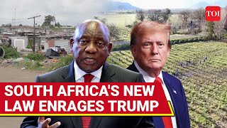 South Africa Introduces New Law Despite Trumps Fund Cut Threat Historic Injustice Must End [upl. by Onibla]