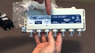 PPC Evolution 5way Digital CATV SplitterAmp Unboxing [upl. by Swope]