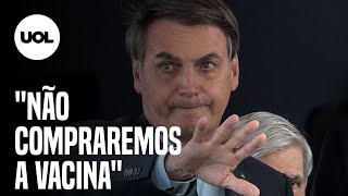 Bolsonaro desautoriza acordo de Pazuello e diz que não comprará a vacina contra covid19 CoronaVac [upl. by Halak582]