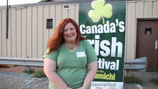 Véronique Arsenault President of the Miramichi Irish Festival Miramichi New Brunswick [upl. by Elda]