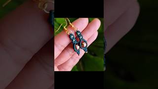 ARETES MACRAME tutorial aretesartesanales diy handmade macrame hechoamano aretes pendientes [upl. by Eniamreg]