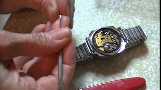 1970s Accutron Watch Battery Replacement [upl. by Augy]