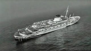 SS Andrea Doria Sinking  Stock Footage [upl. by Abagail]