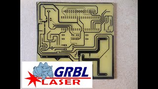 Pcb con Laser GRBL a Bassa Potenza  Serigrafie su metalli  Parte 1 CNC [upl. by Mohandis]