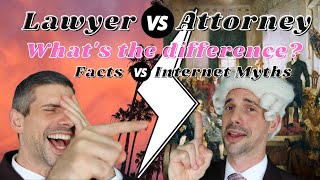 Lawyer vs Attorney Whats the Difference [upl. by Akienom]