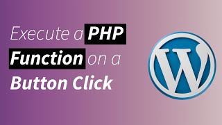 How to Execute a PHP Function on Button Click [upl. by Laurette976]