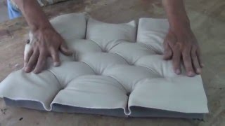 Diamond Tufting capitonné  Part 1 Upholsteryfurniture [upl. by Eitsud25]