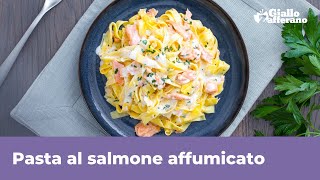 PASTA AL SALMONE AFFUMICATO  Veloce e super cremosa [upl. by Yekcir]