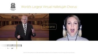 Soprano Part for Hallelujah Virtual Choir  The Tabernacle Choir [upl. by Standish]