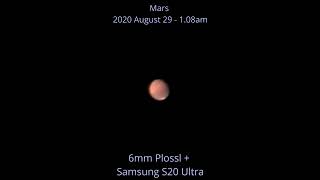 Mars with my 10 inch Dobsonian [upl. by Jenni365]