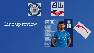 My thoughts on the Stockport county vs Bolton starting xl [upl. by Michell]