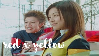 Super Sentai RED❤ x YELLOW💛 Compilation  Abaranger  Lupinranger VS Patranger FMV [upl. by Dnumde]