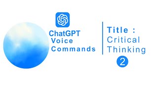 Critical Thinking Insights with ChatGPT Part 2  ThinkingSkills MindsetMatters [upl. by Lativa]