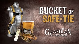 Guardian Fall Protection Bucket of SafeTie  GME Supply [upl. by Eimot]