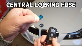 CENTRAL LOCKING FUSE LOCATION BMW E90 E91 E92 E93 [upl. by Brenton275]