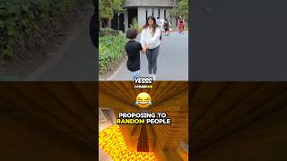 Will You Marry Me went wrong😬 funny jokes prank funnymemes [upl. by Etnovaj]