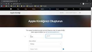 Apple Kimliği iCloud Hesabı Oluşturma [upl. by Annoeik]