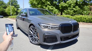 2022 BMW 750i xDrive Sedan Start Up Exhaust Test Drive and Review [upl. by Anitsyrhk]